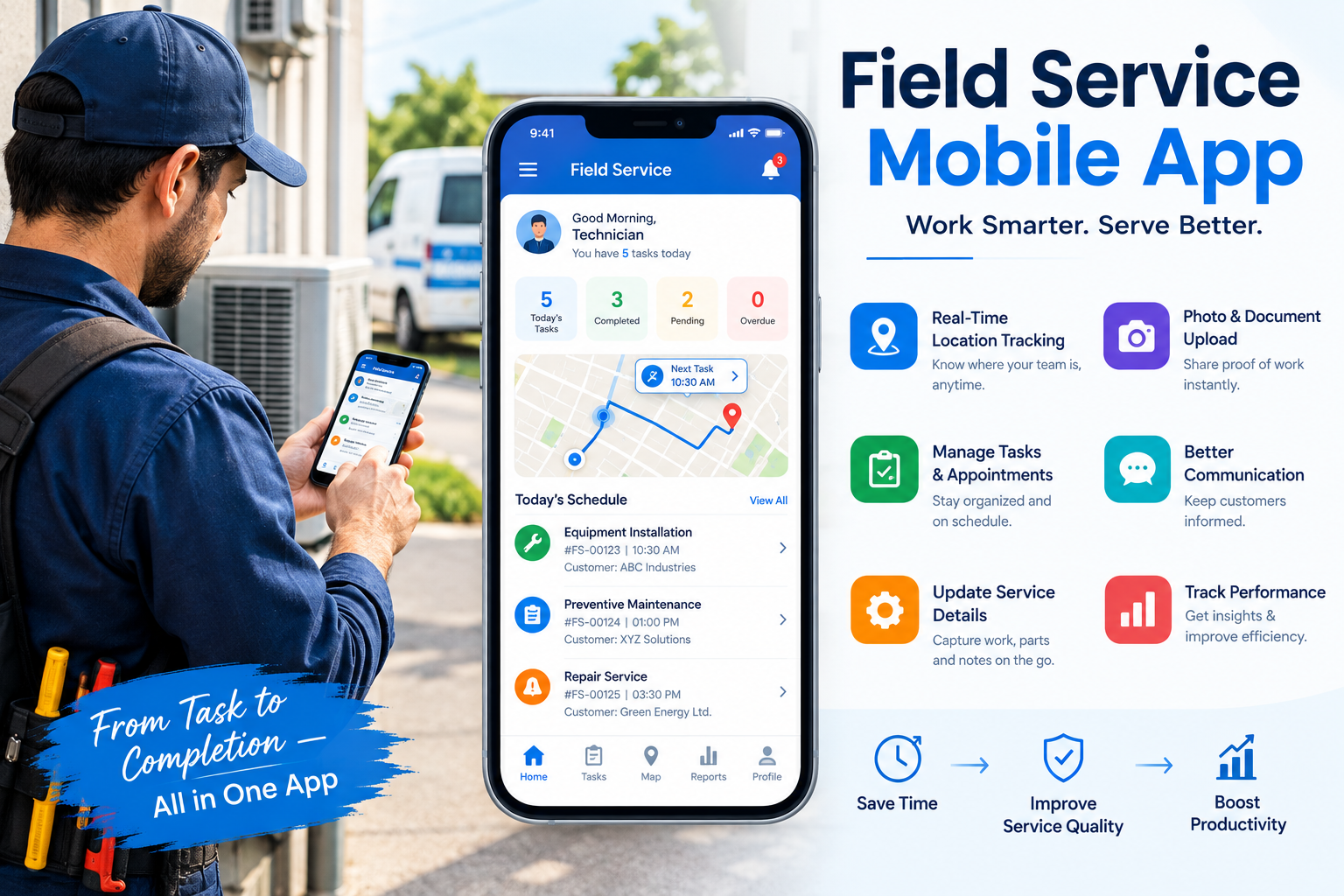 How Field Service Management Software Helps Reduce Operational Costs and Improve Efficiency