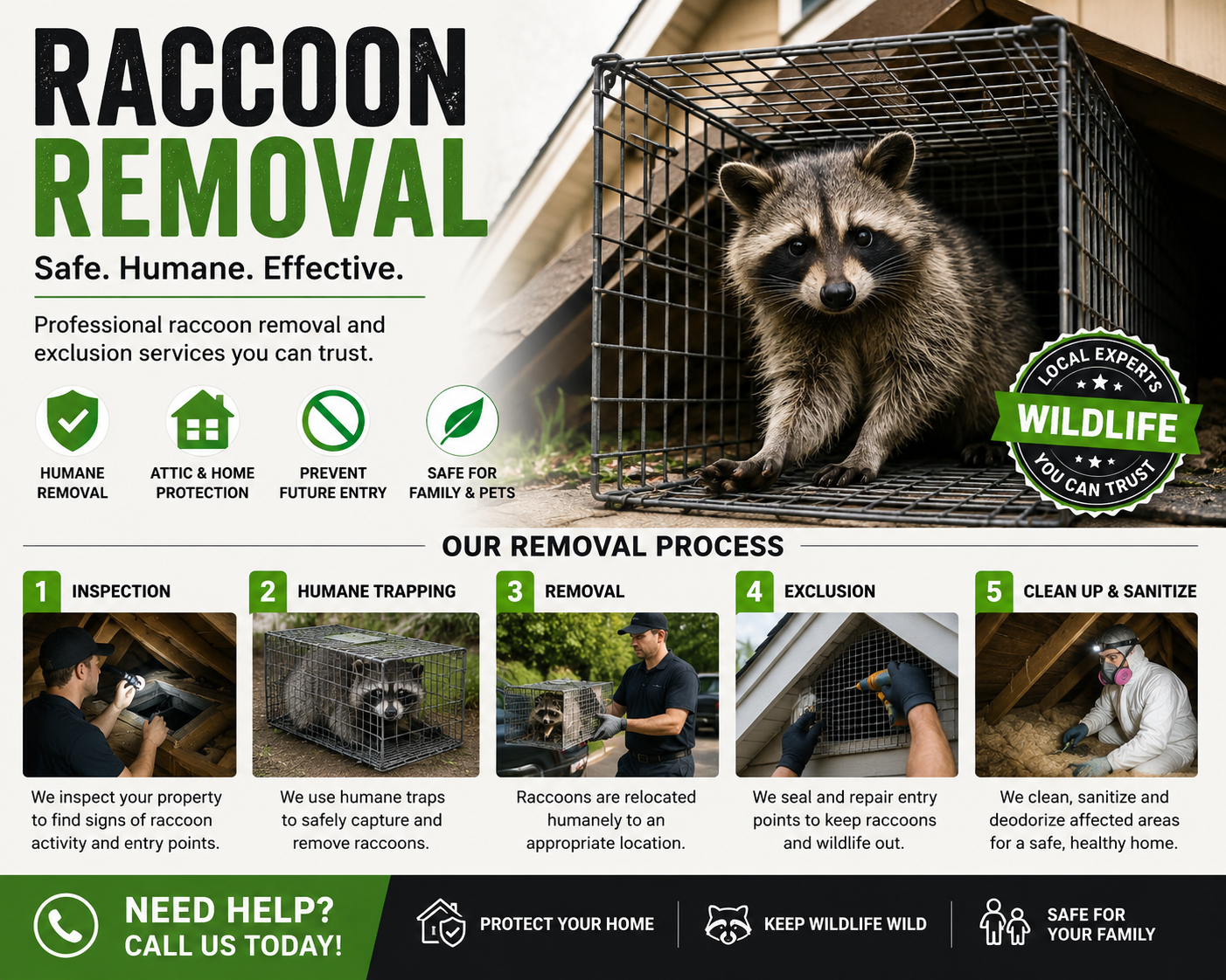 Raccoon Removal London: What Homeowners Should Know Before Taking Action