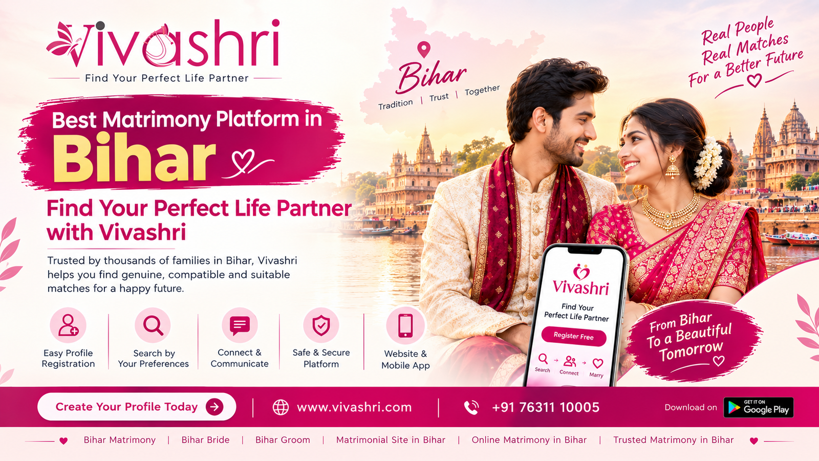 Online Matrimony in India – Find Genuine Marriage Matches