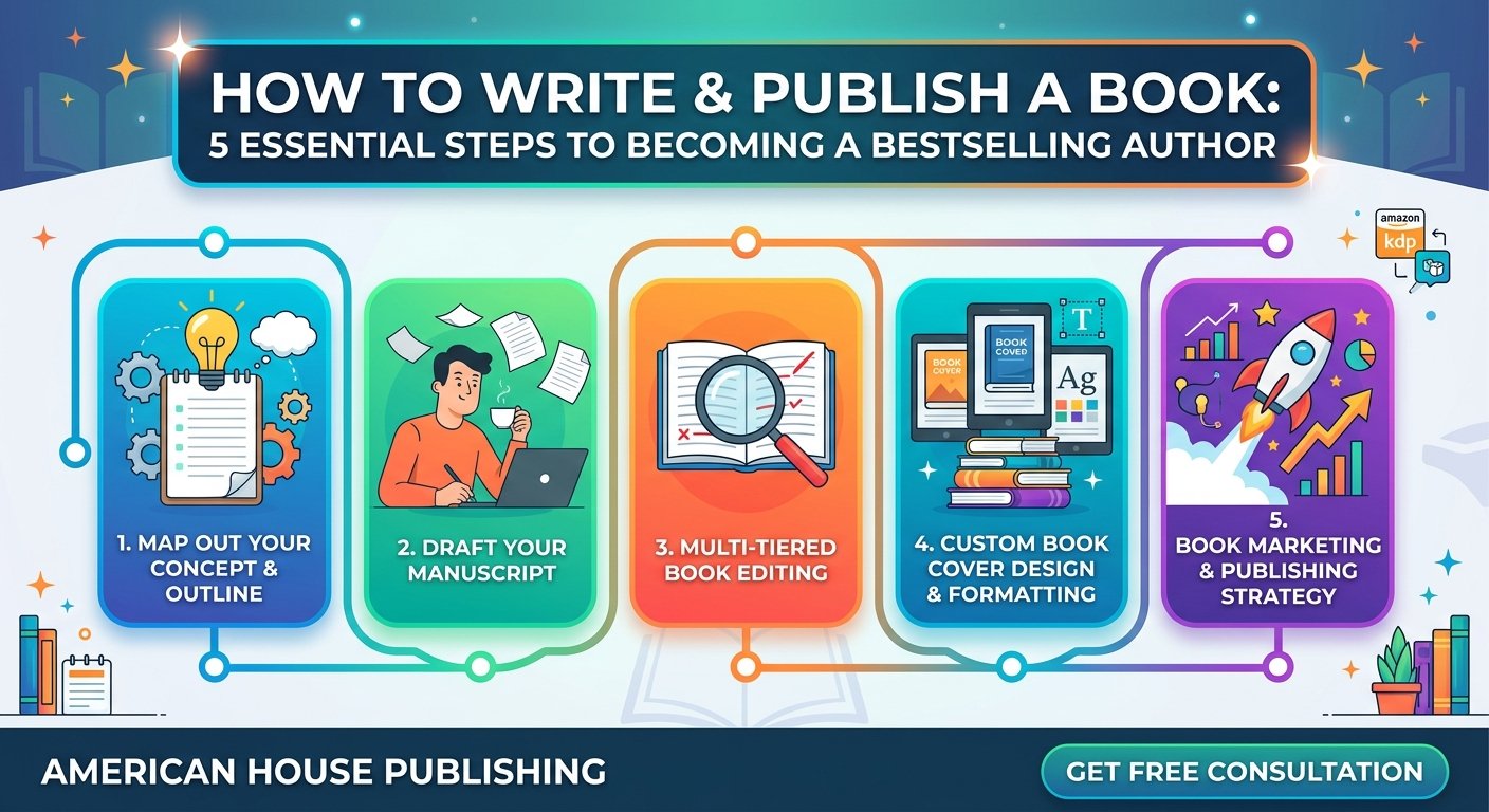 From Idea to Bestseller: 5 Crucial Steps to Publish Your First Book